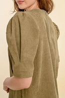 Straight Dress - Khaki - Molly Bracken - Women's