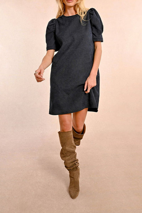 Robe Droite - Bleu Marine - Molly Bracken - Femme