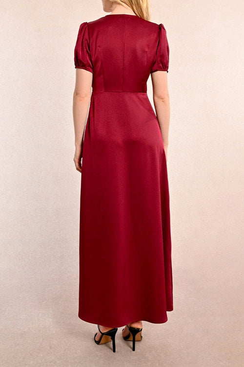 Dress - Burgundy - Molly Bracken - Women