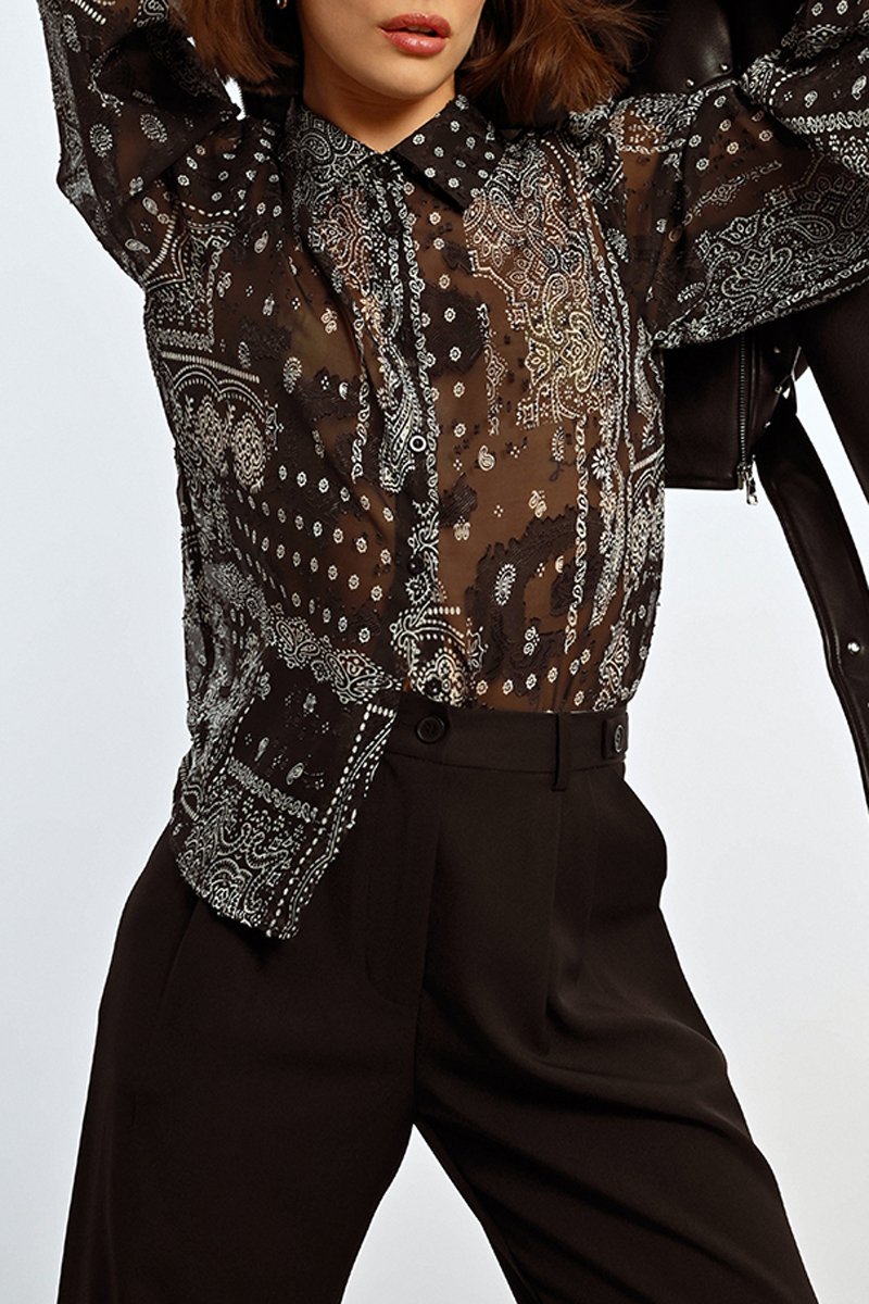 Chemisier - Noir - Lili Sidonio - Femme