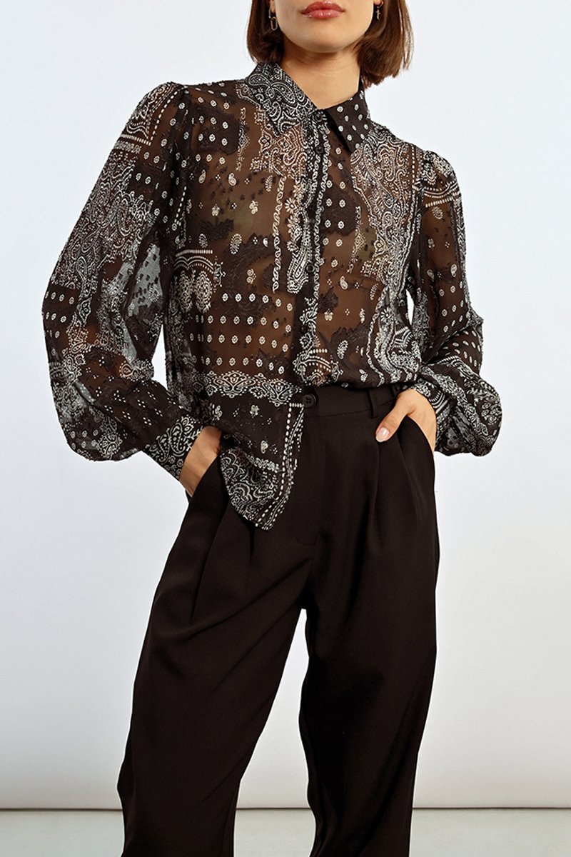 Chemisier - Noir - Lili Sidonio - Femme