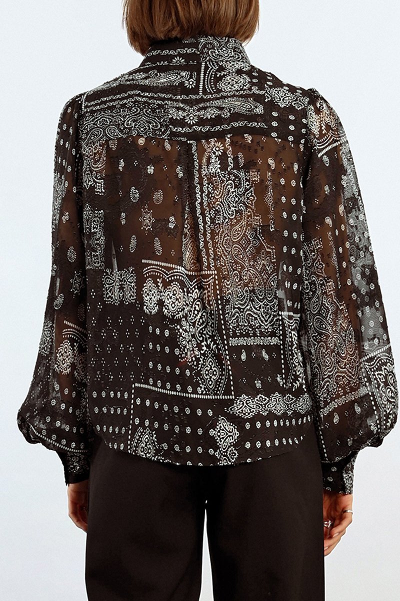 Chemisier - Noir - Lili Sidonio - Femme