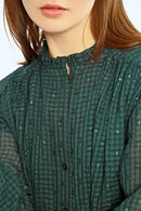 Chemisier - Vert Foncé - Lili Sidonio - Femme