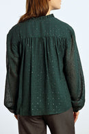 Chemisier - Vert Foncé - Lili Sidonio - Femme