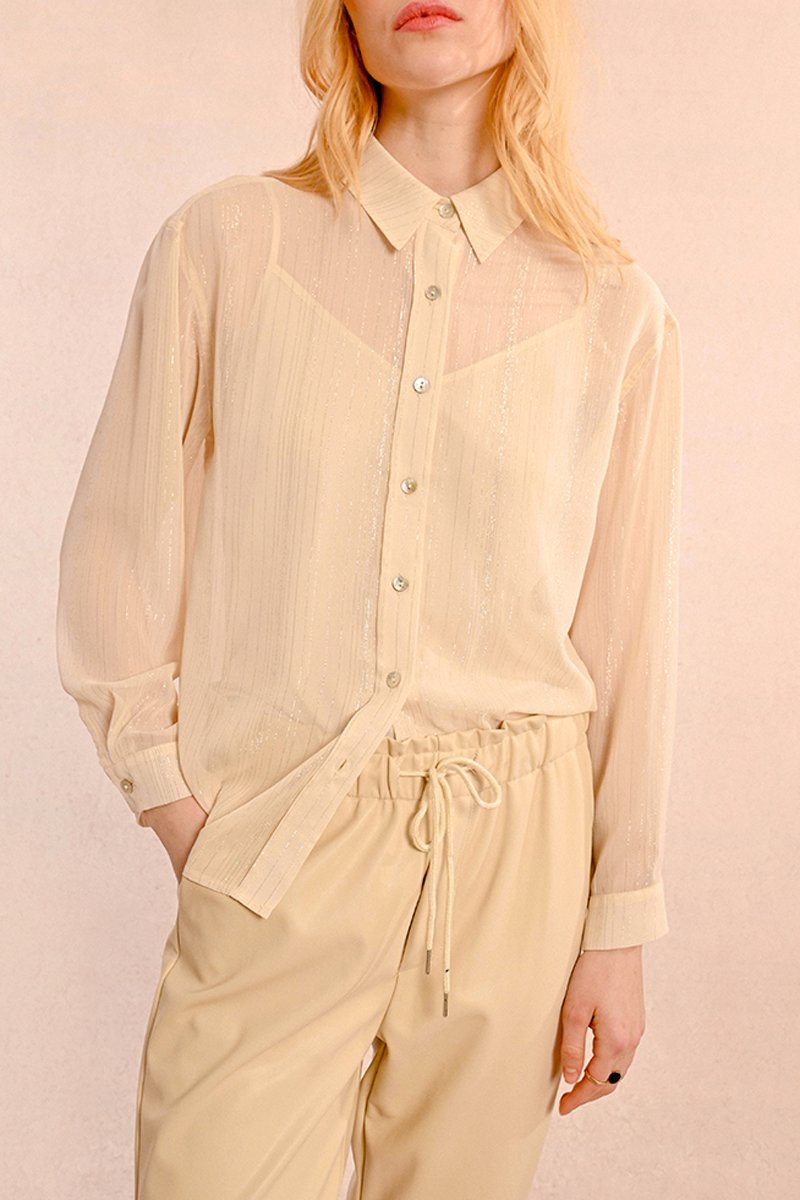 Chemisier - Beige - Molly Bracken - Femme