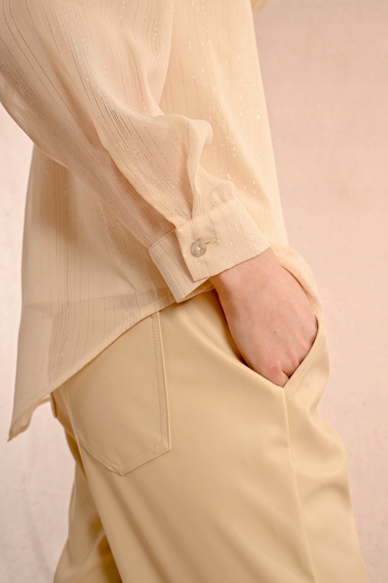 Chemisier - Beige - Molly Bracken - Femme