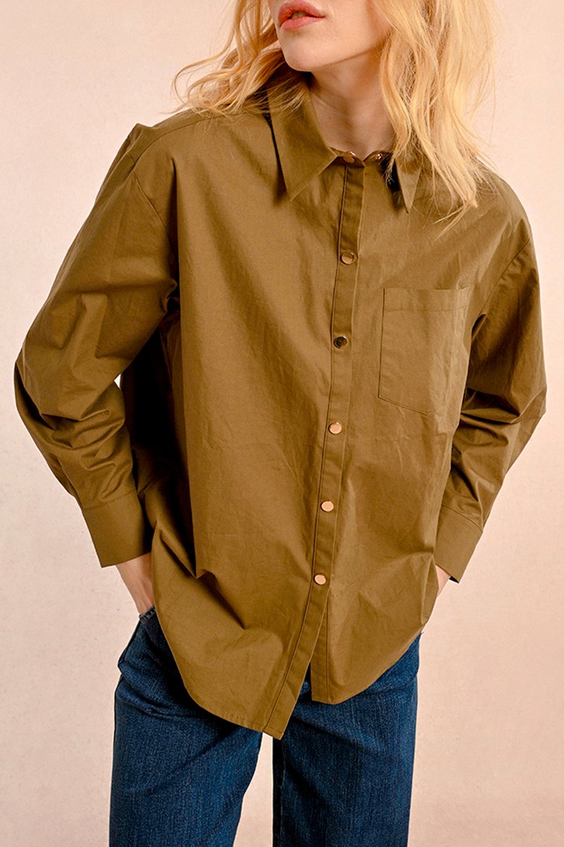 Shirt - Khaki - Molly Bracken - Women's