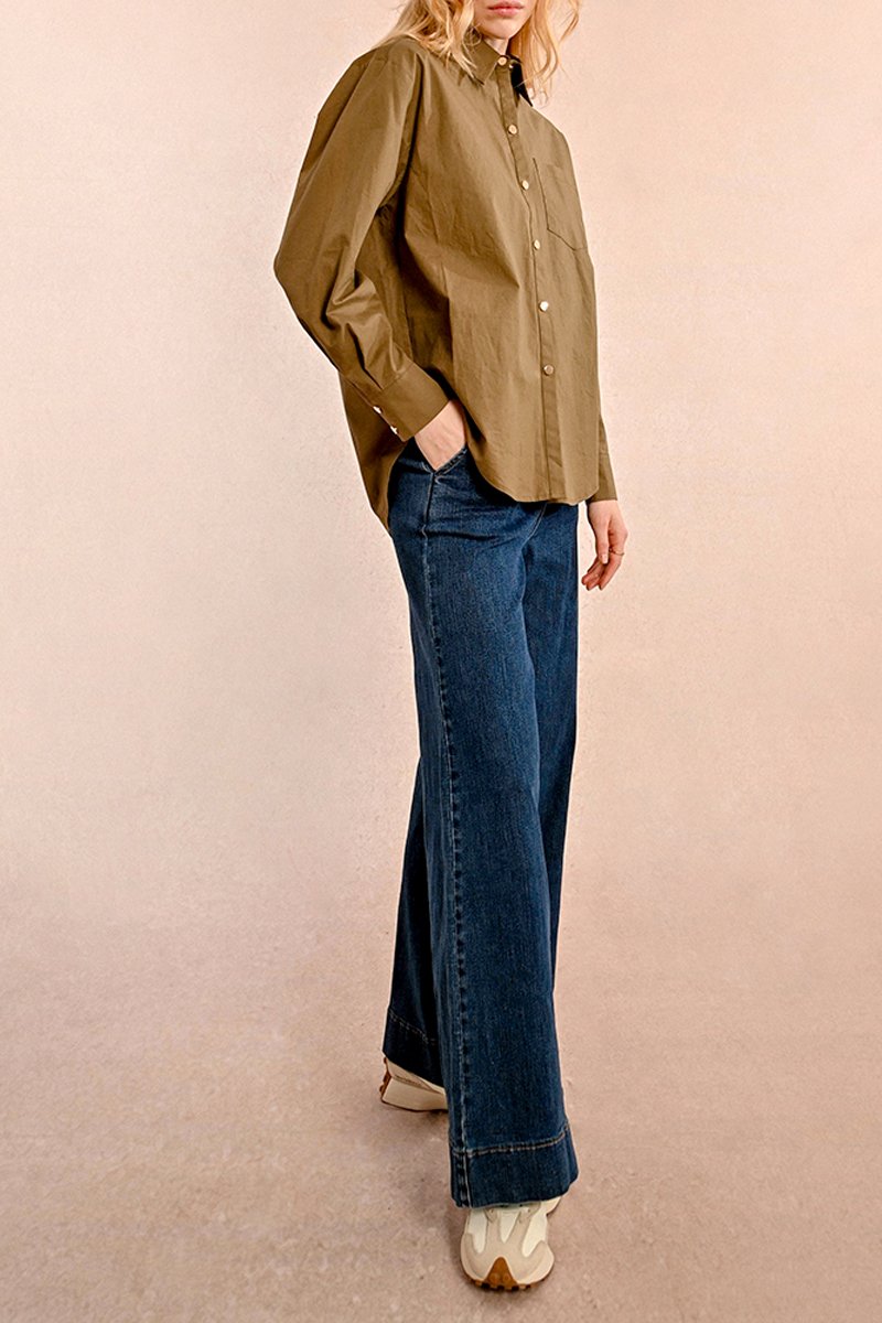 Shirt - Khaki - Molly Bracken - Women's