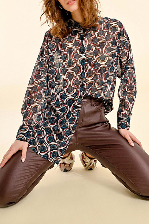 Chemisier - Bleu - Molly Bracken - Femme