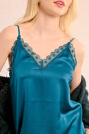Camisole - Teal Blue - Molly Bracken - Women's