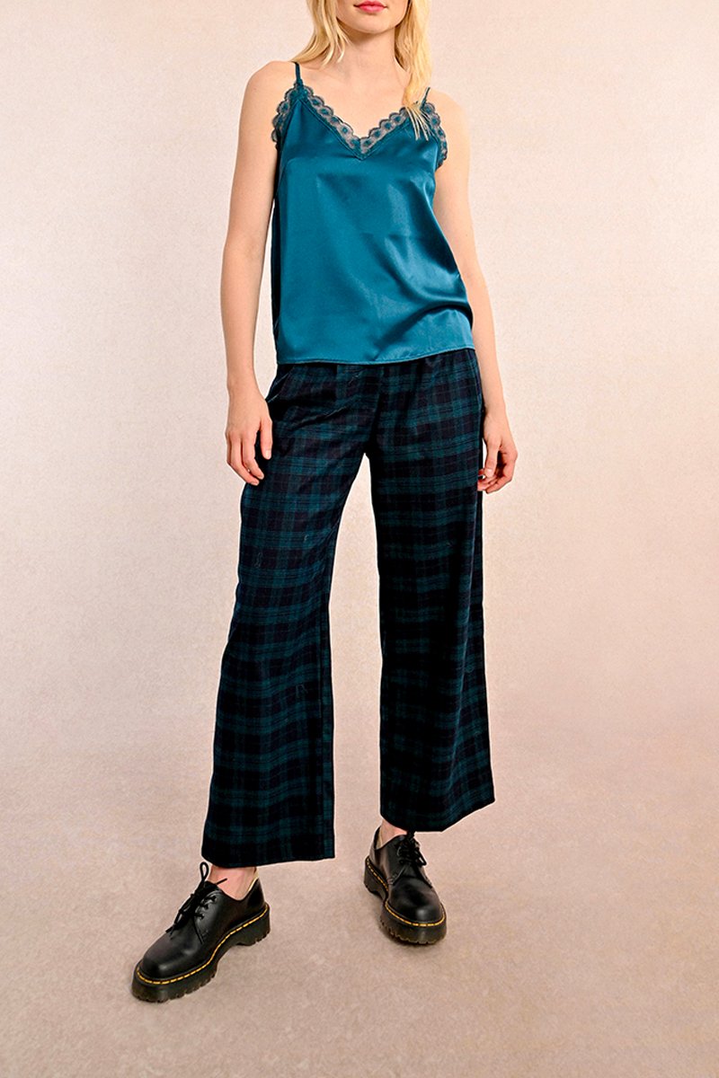 Camisole - Teal Blue - Molly Bracken - Women's