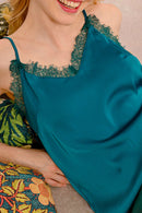 Camisole - Teal Blue - Molly Bracken - Women's