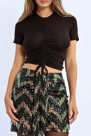 Crop Top - Black - Lili Sidonio - Women's