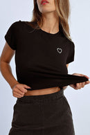 T-Shirt - Black - Lili Sidonio - Women's