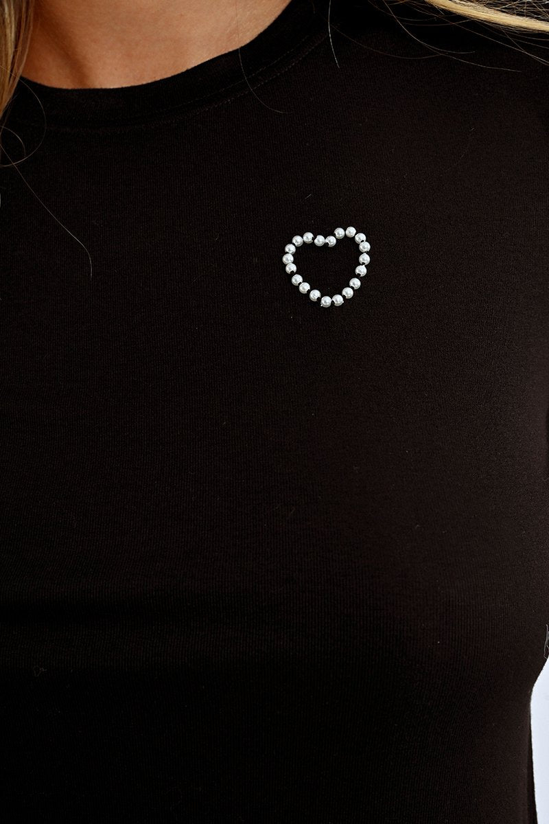 T-Shirt - Black - Lili Sidonio - Women's