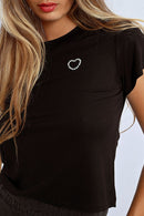 T-Shirt - Black - Lili Sidonio - Women's