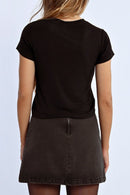 T-Shirt - Black - Lili Sidonio - Women's