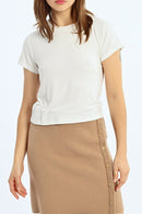 T-Shirt - Blanc Cassé - Lili Sidonio - Femme