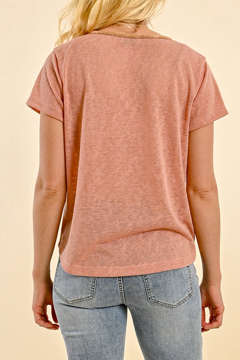 T-Shirt - Pink - Molly Bracken - Women
