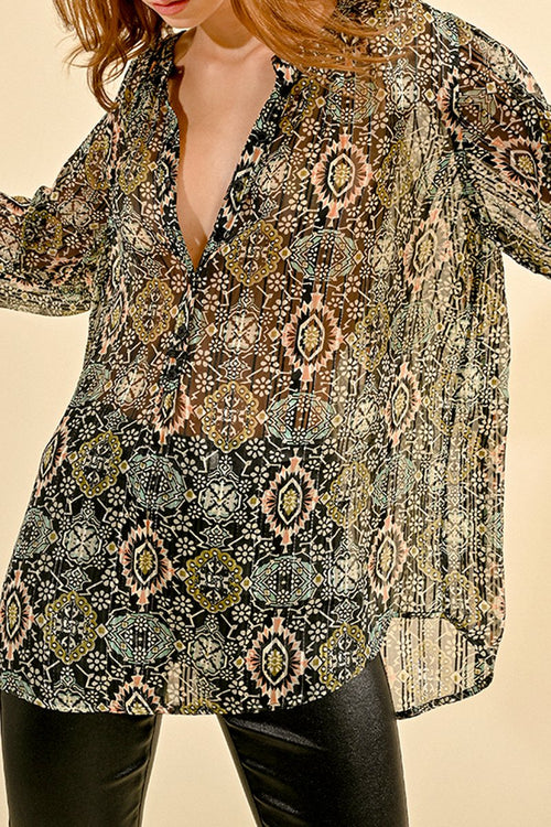 Blouse - Green - Molly Bracken - Women