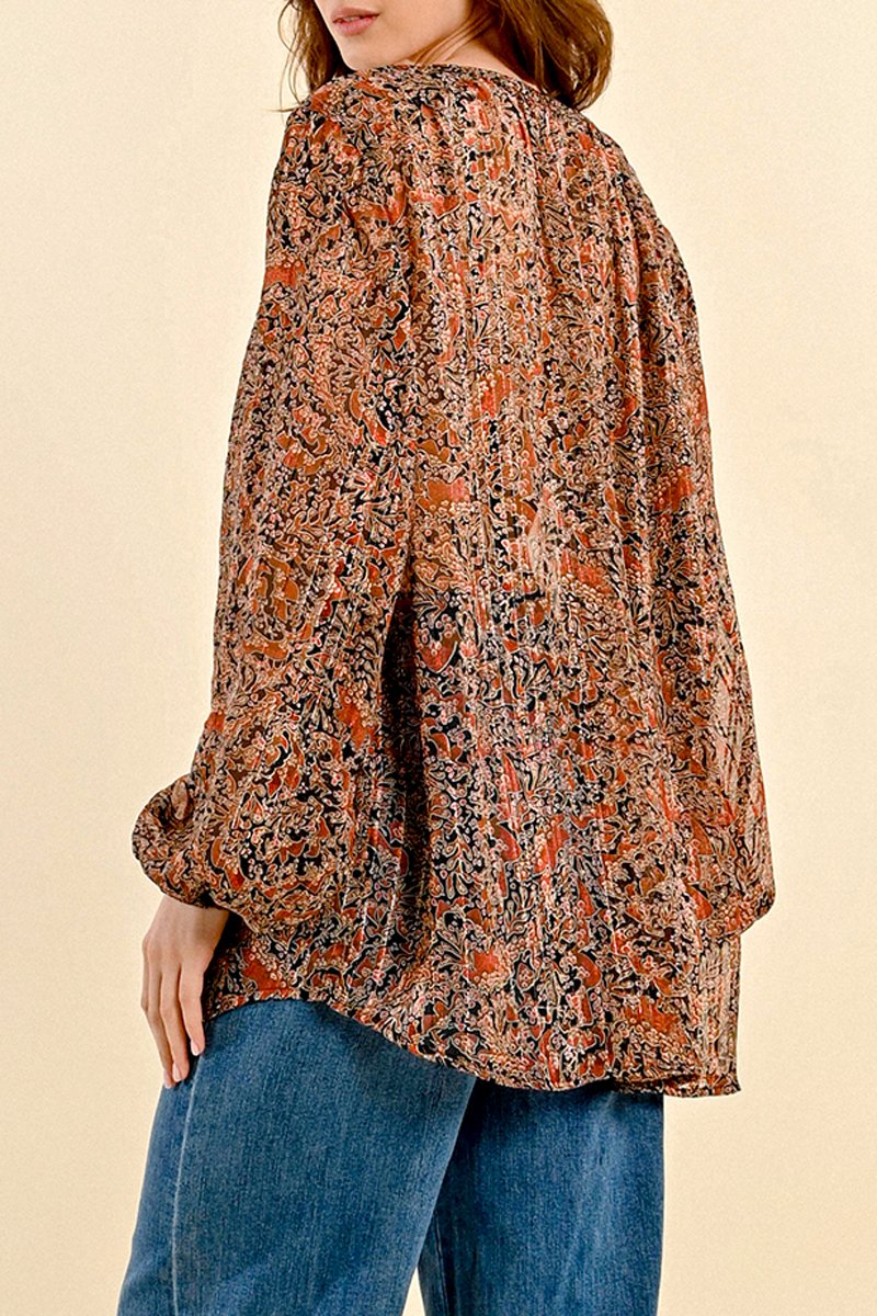 Blouse - Brown - Molly Bracken - Women