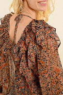 Blouse - Marron - Molly Bracken - Femme