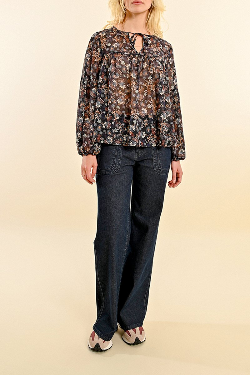 Blouse - Noir - Molly Bracken - Femme