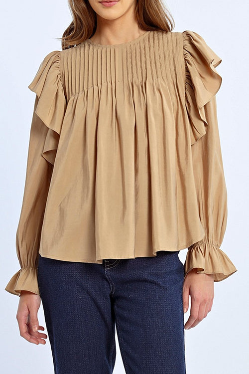 Blouse - Beige - Lili Sidonio - Women