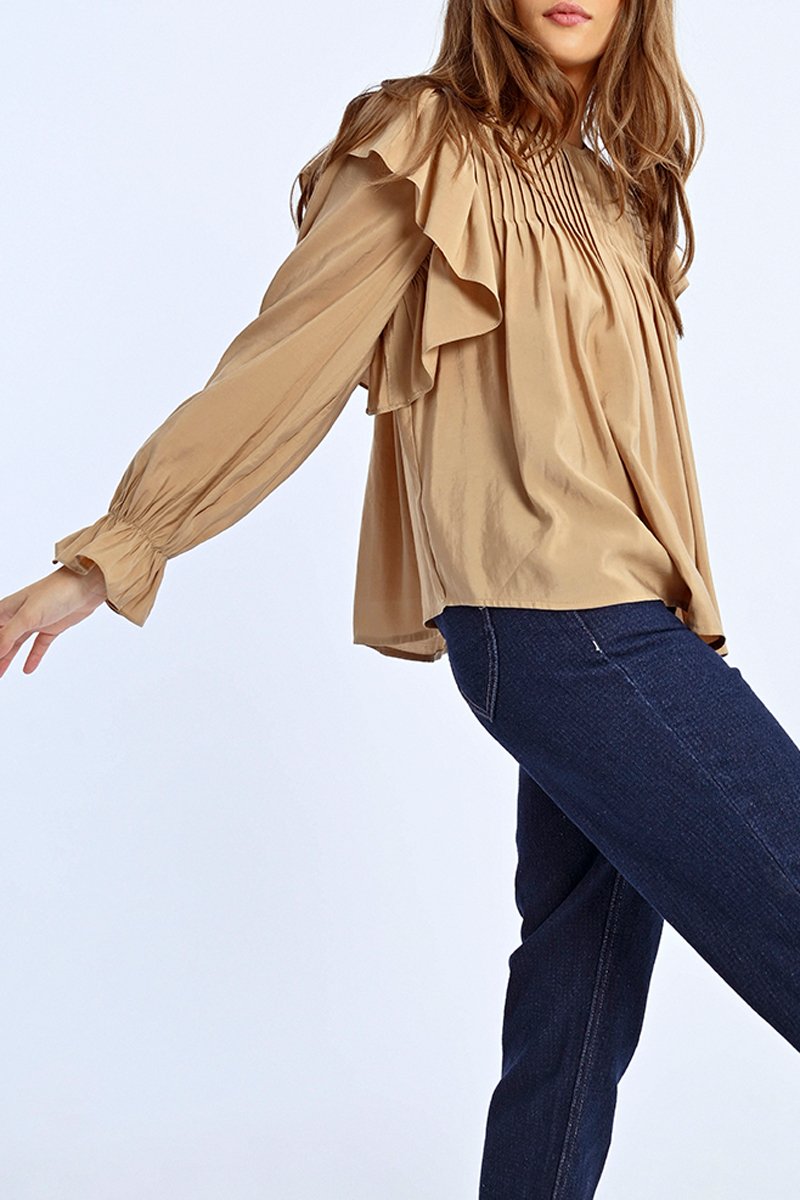 Blouse - Beige - Lili Sidonio - Women