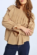 Blouse - Beige - Lili Sidonio - Women