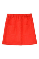 Jupe Droite - Orange - Molly Girl - Enfant