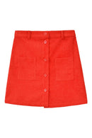 Jupe Droite - Orange - Molly Girl - Enfant