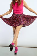 Pleated Skirt - Pink - Lili Sidonio - Women's