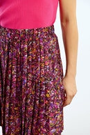 Pleated Skirt - Pink - Lili Sidonio - Women's