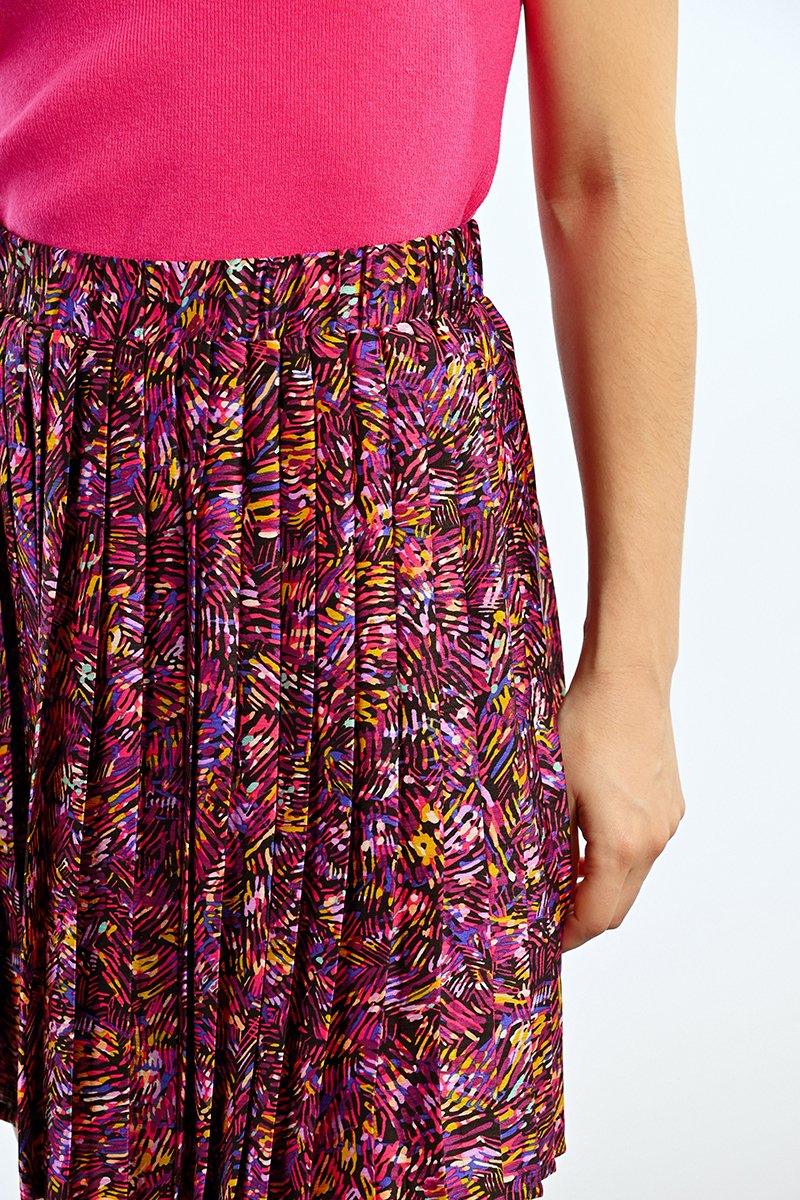 Pleated Skirt - Pink - Lili Sidonio - Women's