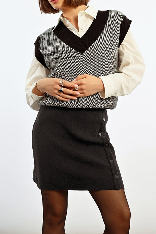 Straight Skirt - Black - Lili Sidonio - Women's