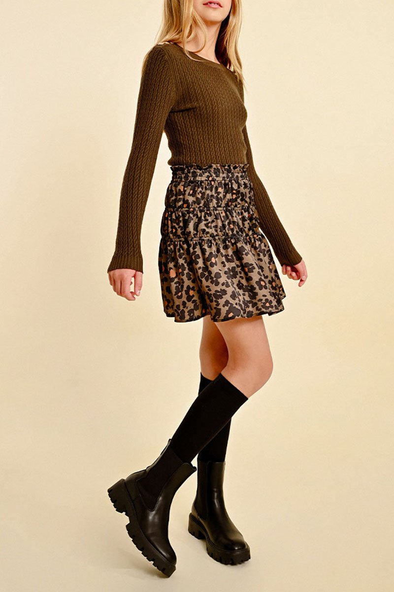 Ruffled Skirt - Khaki - Molly Girl - Child