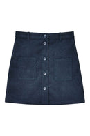 Straight Skirt - Dark Blue - Molly Girl - Child