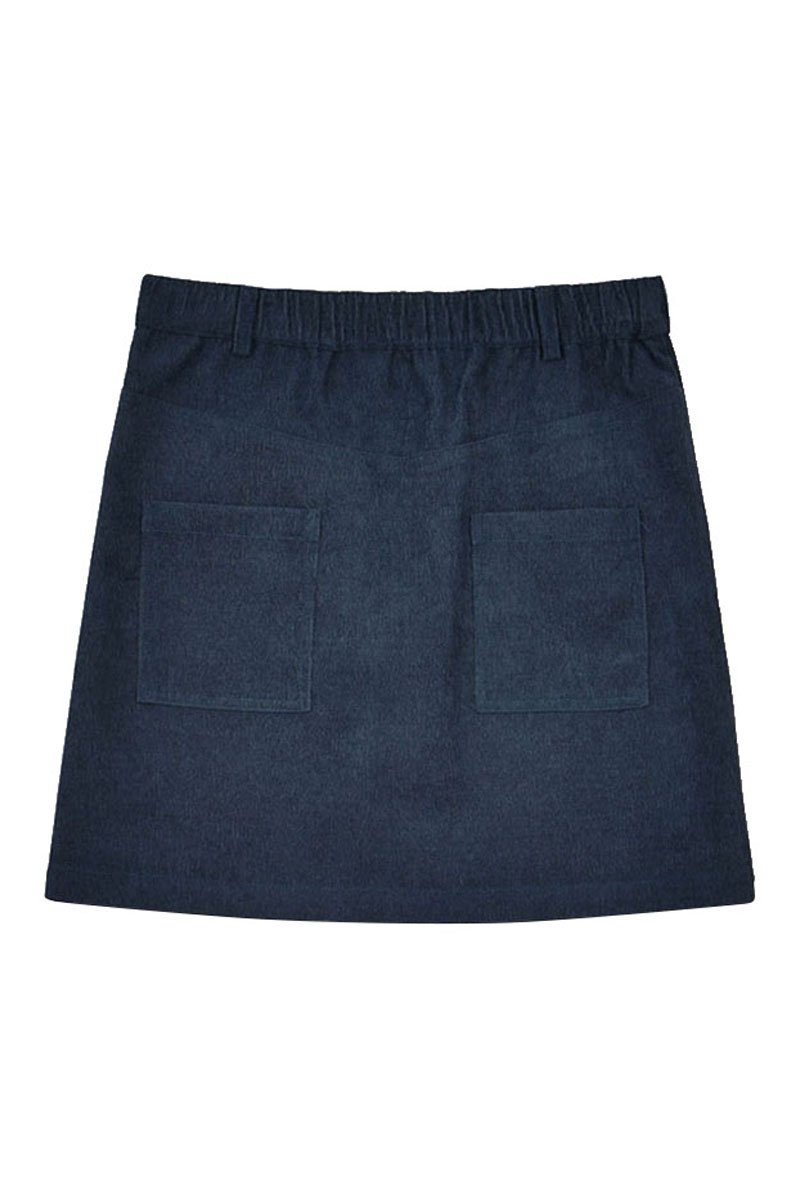 Straight Skirt - Dark Blue - Molly Girl - Child