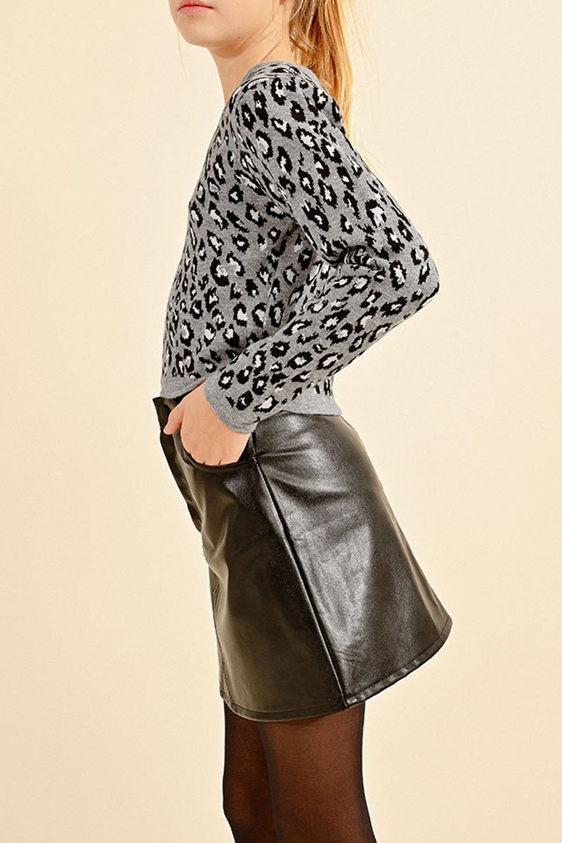 Straight Skirt - Black - Molly Girl - Child