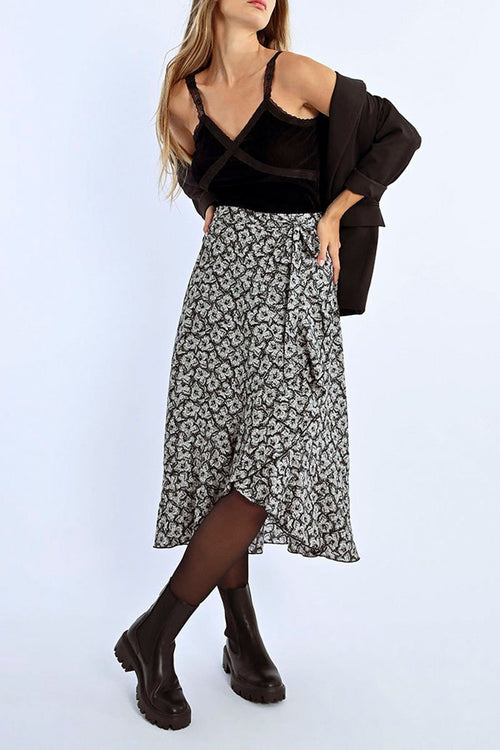 Midi Skirt - Black - Lili Sidonio - Women's