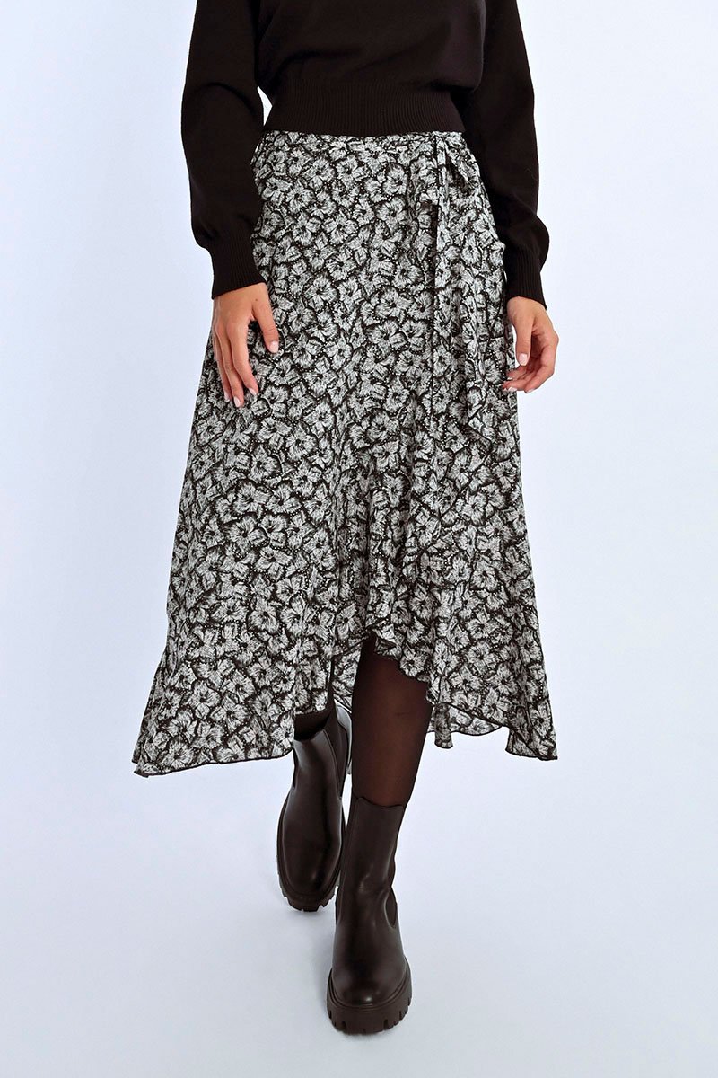 Midi Skirt - Black - Lili Sidonio - Women's