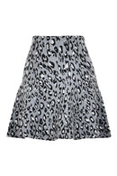 Jupe Patineuse Taille Haute - Gris - Molly Girl - Enfant