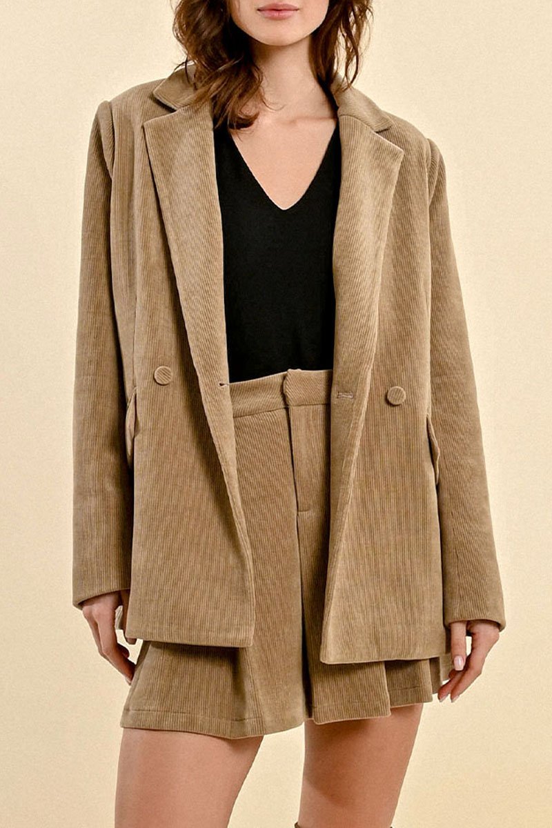 Blazer - Beige - Molly Bracken - Femme