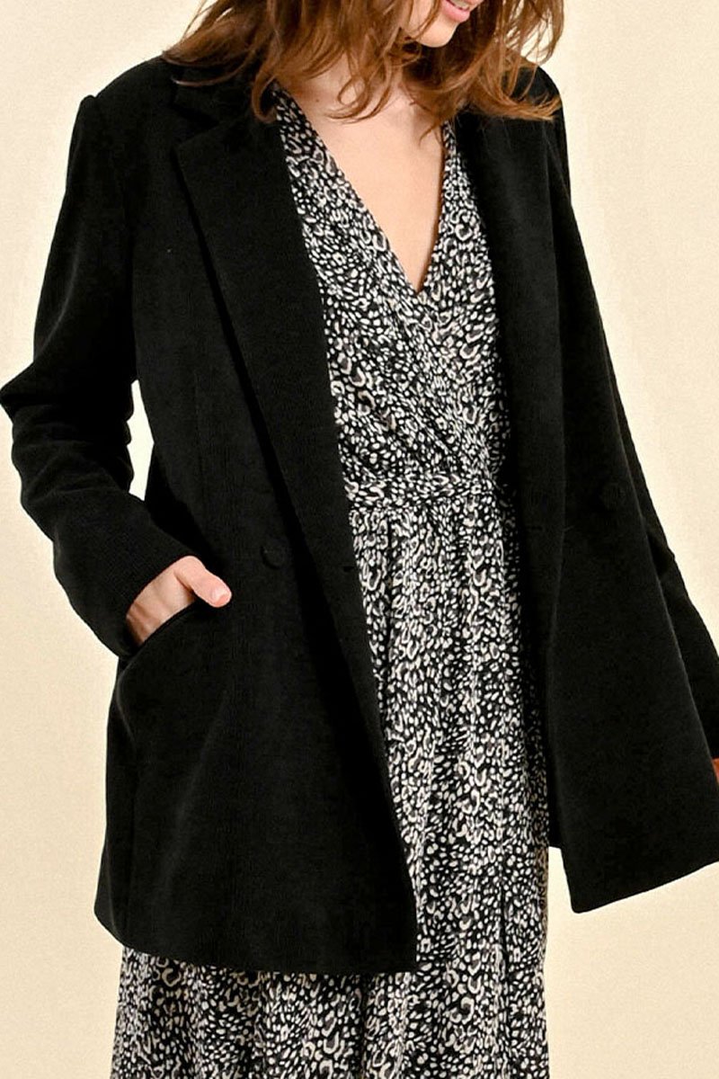 Blazer - Noir - Molly Bracken - Femme
