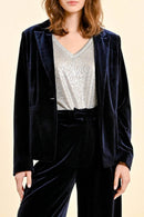 Blazer - Bleu Marine - Femme