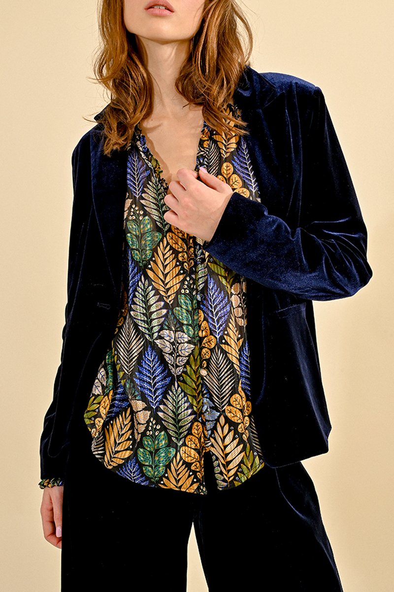 Blazer - Bleu Marine - Femme