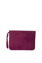 Pochette En Velours Hisa - Bordeaux