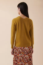 Jersey Mahir de Cashmere - Mostaza