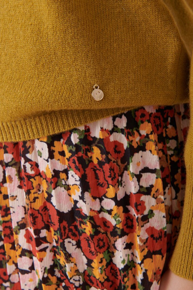Jersey Mahir de Cashmere - Mostaza